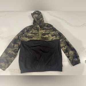 Champion Kids Camouflage and Black Raincoat